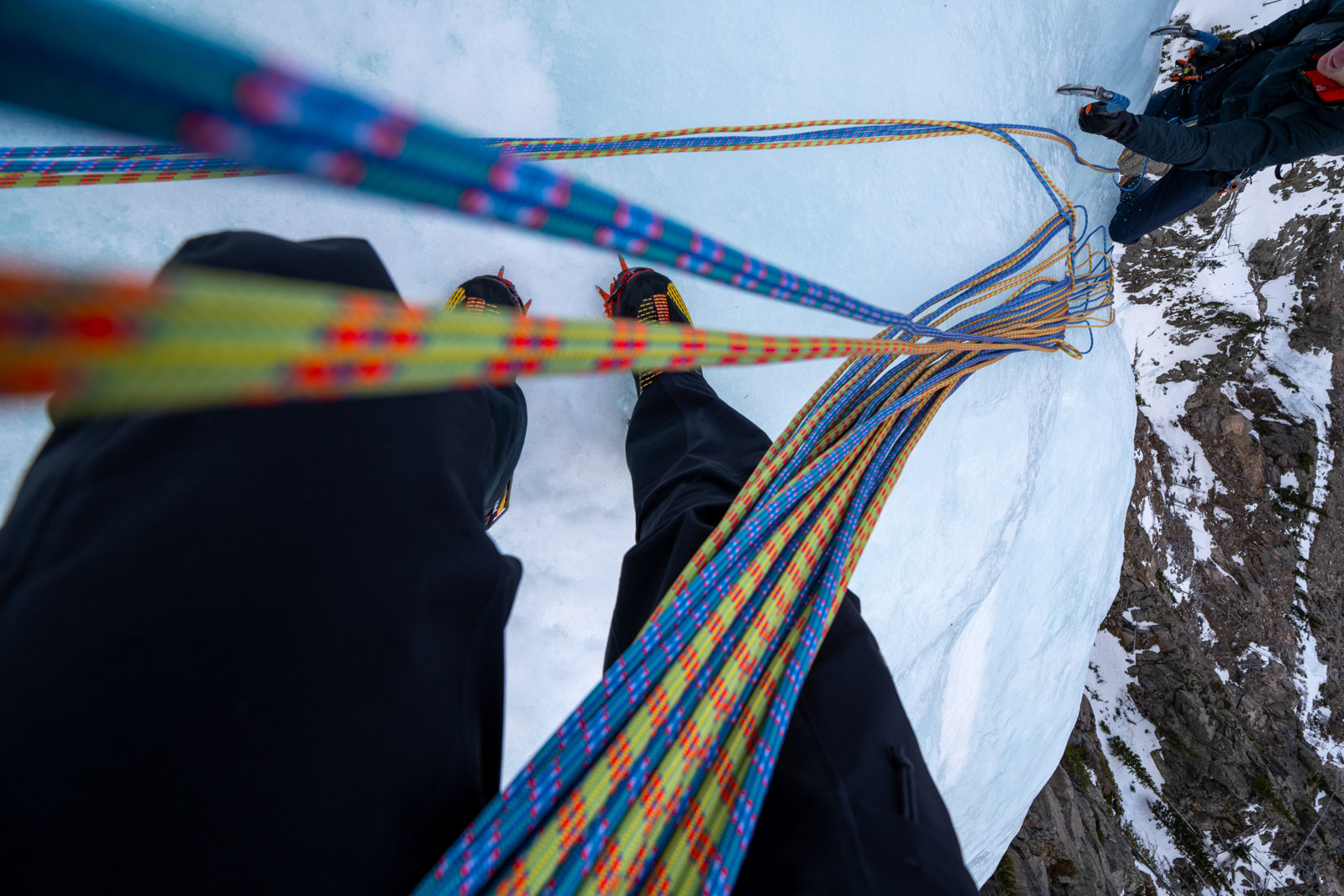 California ice climbing